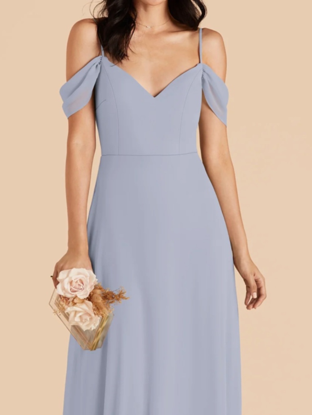Formal Blue Maxi Dress